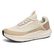 Mens wide toe box shoes - cushioned road running shoes, anti slip mens wide foot walking sports shoes, anti slip mens wide foot walking sports shoes, comfortable sports and fitness couple sports s