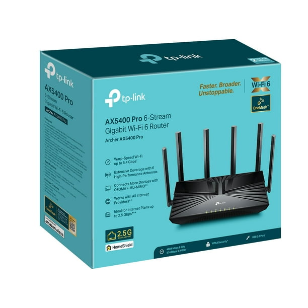 TP-Link Archer AX5400 6ストリーム Wi-Fi 6ルーター Archer AX5400 | AX5400 6ストリーム ギガビットデュアルバンド