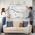 thumbnail image 6 of Elephant Stock Adventures Baby Blue Push Pin Caribbean Map Wall Art - Map Canvas Art - 39" x 26", 6 of 8