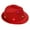 Red, variant on Solid Color Sequins Fedora Hat