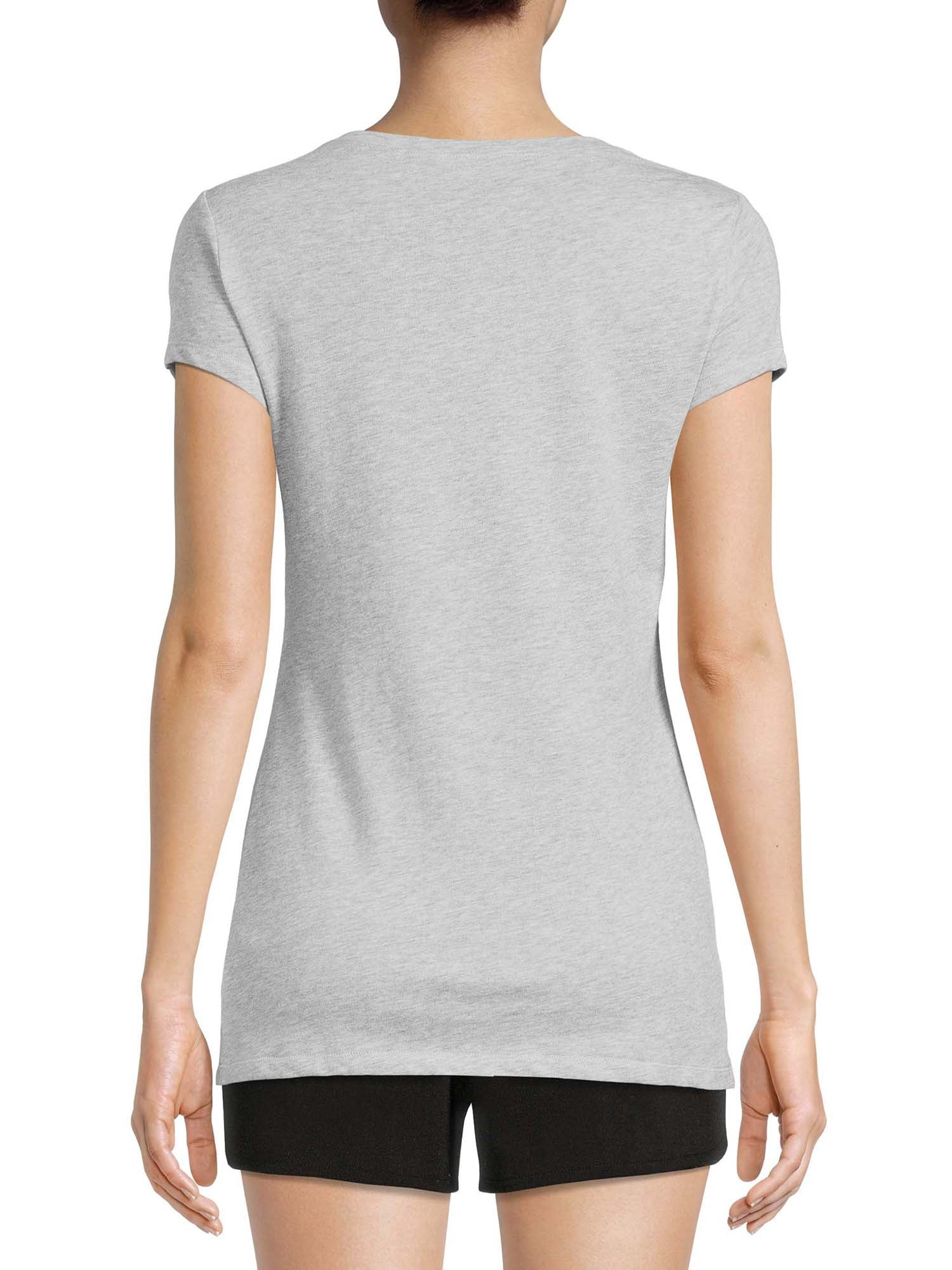 No Boundaries Women's Juniors Everyday Short Sleeve T-Shirt, 3-Pack