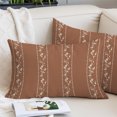 thumbnail image 2 of Brown Flowers Branch Throw Pillow Cover 12 x 20 Inch Decorative Pillow Cover Spring Summer Farmhouse Botanical Lumbar Pillowcase Seasonal Rectangle Cushion Case for Couch Sofa Bed Living Room, 2 of 9