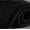 Black, variant on Jean Pierre "Get Naked" 21"x34" Cotton Bath Rug, Aqua