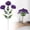 Dark Purple, variant on Artificial Petunia Flower Stems, Fake Silk Decorative Blooms, Indoor Outdoor Artificial Flowers - 1Pc Bright Red Petunia Single Stem 30cm/11.81in for Vase Table Wedding Home Decor