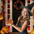 thumbnail image 2 of Musbetu Glass Pumpkin Light Battery Powered LED Light-up Pumpkin Lantern for Halloween Fall Thanksgiving Desk Decor, 2 of 7