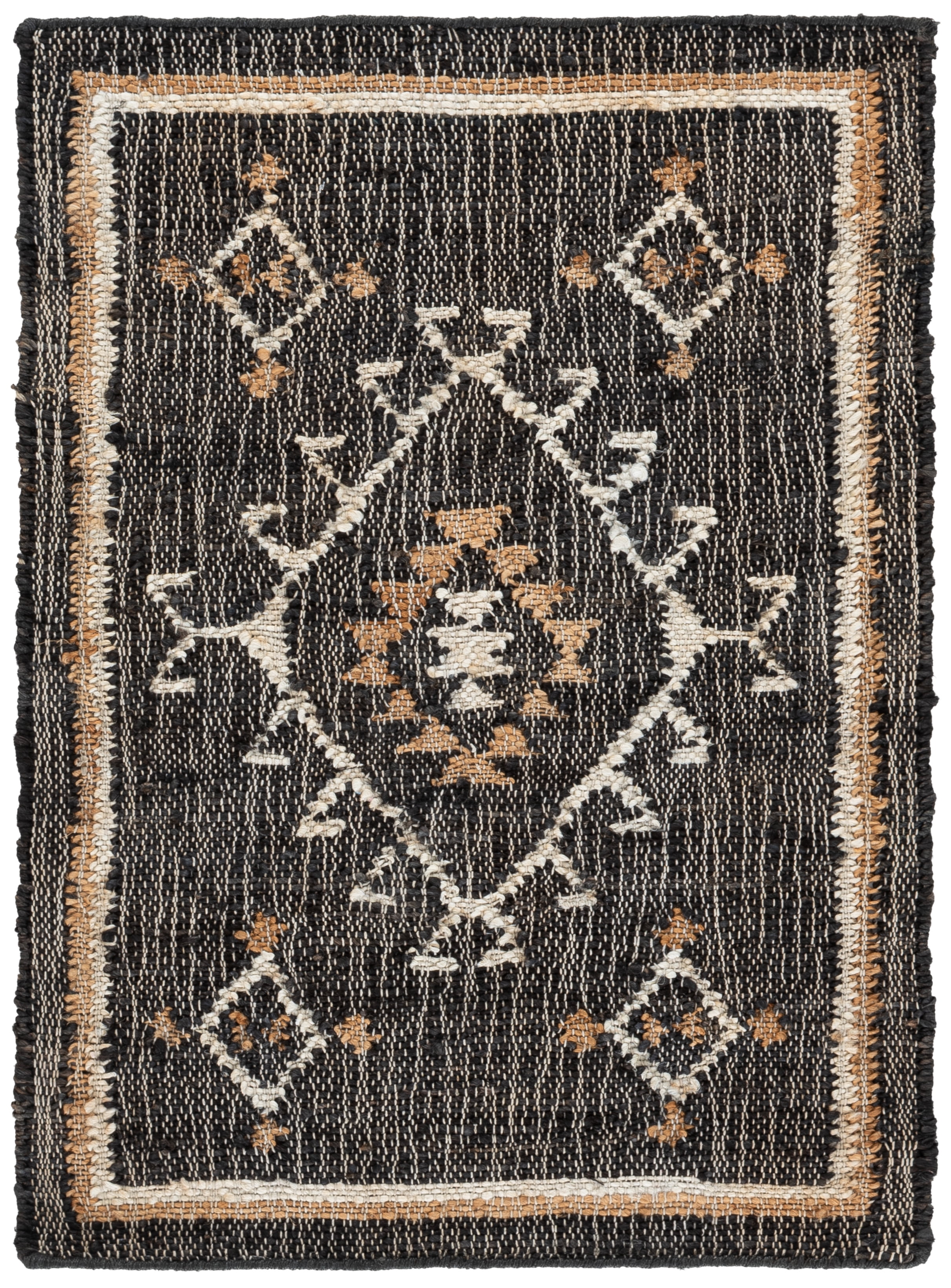 Safavieh Kilim Lisette Tribal Area Rug, Black/Ivory, 2' x 3'