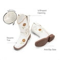 thumbnail image 4 of DREAM PAIRS Girls' Mid-Calf Cowboy Boots, Western Riding Boots for Toddler/Little Kid/Big Kid, 4 of 5