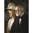 thumbnail image 3 of Edmund Charles Tarbell 19x24 Black Modern Framed Museum Art Print Titled - Henry Clay and Helen Frick, 3 of 5