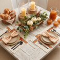 thumbnail image 6 of SLYNSHome Thanksgiving Placemat with Pumpkin And Leaf Print,Autumn Harvest Table Mat For Restaurant And Kitchen Decor, Fall Season Holiday Party Dinner Table Decoration, 6 of 6