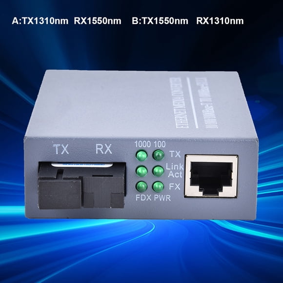 Gigabit Ethernet Converter Modo único SC RJ45 Medios ópticos Para Acceso Al Estacionamiento