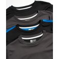 thumbnail image 5 of RBX Boys Active T-Shirts - 4 Pack Athletic Performance Boys Short Sleeve Shirts (8-16), 5 of 7