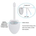 thumbnail image 4 of Luz de baño Wc con carga Usb, retroiluminación impermeable para inodoro, 8 colores, Sensor de movimiento Pir inteligente, luz Led nocturna para baño Feliz Sencillez, 4 of 5