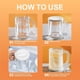thumbnail image 3 of Vaso de cerveza congelado, tazas congelables con asa, tazas congelables de doble pared, mantiene las bebidas frías, regalo para hombres., 3 of 5