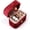 Red, variant on Velvet Travel Jewelry Case, Portable Small Ring Box, Plush Velvet Ring Storage Case, for Rings Earrings, Travel Essential Accessories for Women