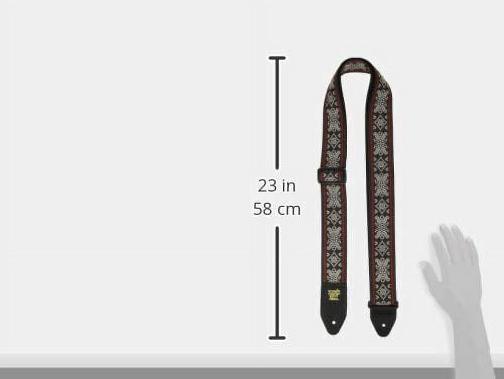 Ernie Ball Jacquard Guitar Strap - Blackjack Red