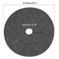 thumbnail image 2 of Uxcell Tree Mulch Ring Nonwoven Tree Protector Mat Plant Cover Black 18 Pack 5.9", 2 of 6