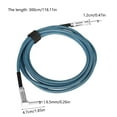 thumbnail image 3 of ZPAQI Guitar Lead Instrument Cable Professional Noiseless Guitar Bass Cable Amp Cord, 3 of 21