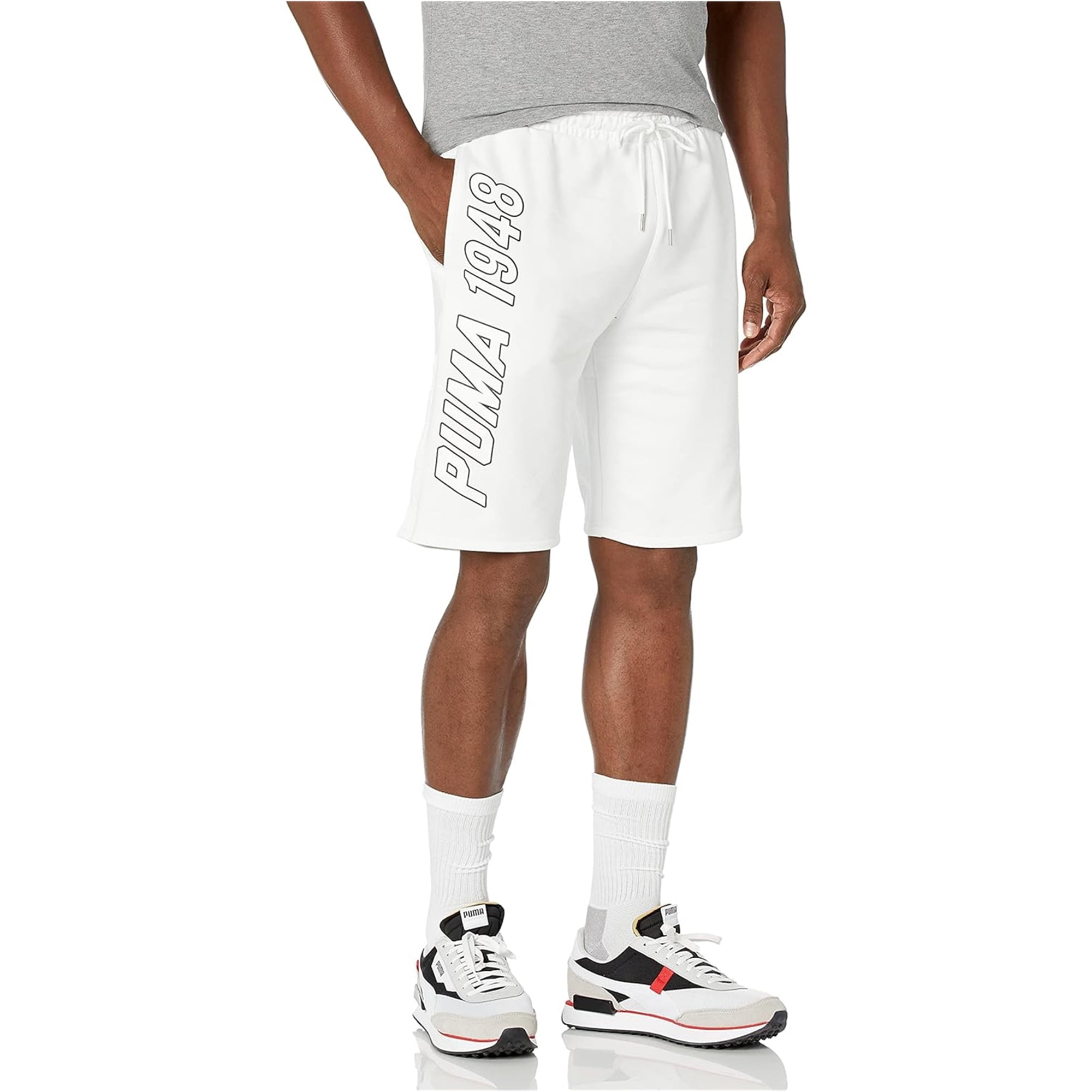 Puma bermuda sweat shorts deals