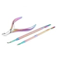 thumbnail image 3 of 3pcs Nail Cuticle Remover and Cutter Durable Manicure Tool Cuticle Nipper Cuticl, 3 of 4