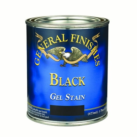 Gel Bases - General Finishes, Gel Stain, Oil Based, Black, Quart