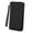 Cross Black, variant on UTO Wallets for Women PU Leather Zip Around Clutch Purse Card Holder Large Capacity Ladies Phone Wristlet(Cross Grey)