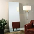thumbnail image 6 of 65 in x 22 in White Contemporary Full Length Floor Leaner Mirror, 6 of 6