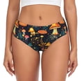 thumbnail image 1 of Fotbe Colorful Plants Mushroom Calzones Estampados para Mujer – Ropa Interior de Algodón, Cómoda, Suave y Elástica-4X-Large, 1 of 6