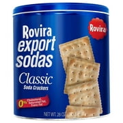 Rovira Export Sodas Classic Crackers, 28oz, Tin Can