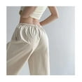thumbnail image 5 of DcoolMoogl Women's Parachute Pants Cargo Trousers Elastic Waist Wide Leg Track Pants Y2k Clothing, 5 of 7