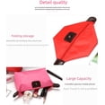 thumbnail image 4 of Bolsa para mujer con forma de bola de masa, bolsa para mujer con forma de bola de masa de color caramelo, bolsa para cosméticos, bolsa de viaje portátil, bolsa de mano para mujer, 4 of 4