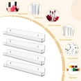 thumbnail image 3 of Mimifly Floating Shelves 1.6 x 15 9-Tier Clear Acrylic Floating Shelves 9 Count, 3 of 6