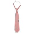 thumbnail image 6 of HOWPAY Ties for Women Men Necktie Pre-Tied with Metal Chain Accessories Solid Color Adjustable Necktie for Uniform School Party Wedding Light Pink, 6 of 6