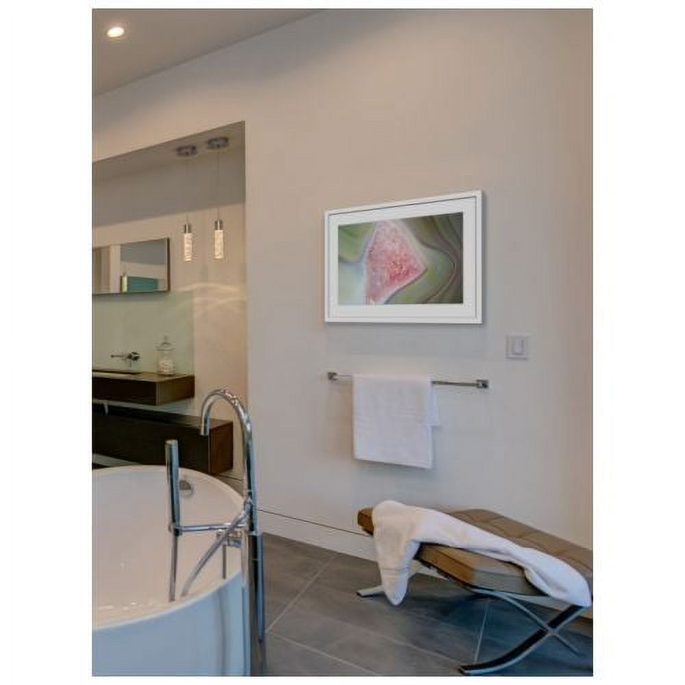 "Pink Grain" Framed Painting Print