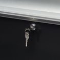 thumbnail image 4 of Gibraltar Mailboxes Mailsafe Medium Heavy Duty Locking Wall Mount Mailbox, Black, 4 of 4