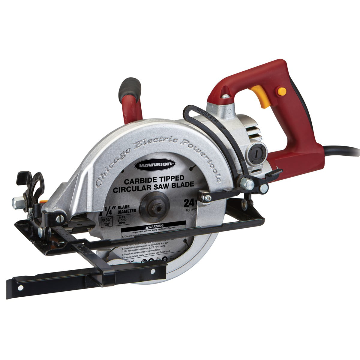 Chicago Electric Power Tools Professional Series 7-1/4 in. 13 Amp  Professional Worm Drive Framing Saw 68988