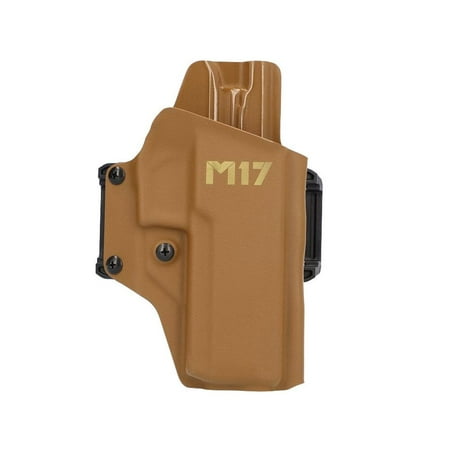 Sig Sauer P320-M17 OWB Blackpoint Sporting RH Coyote Holster Firearm Carry Adjustable Retention Optic Compatible Neutral Cant (8901239)