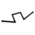 thumbnail image 3 of HTTMT- 1in. Old School Narrow Z Handlebar 6in. Black Compatible with Honda Yamaha Harley Chopper Bobber, 3 of 7