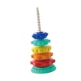thumbnail image 3 of Torre arcoíris con rueda giratoria de arcoíris, juguete clásico, colorido, Montessori, con engranajes sensoriales para niños pequeños, niños y niñas 6 capas, 3 of 8