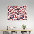 thumbnail image 2 of Kdxio record rock Skull lips Wall Hanging Tapestries Banner For Bedroom College Dorm Home Living Room Party Decor 29X37 In, 2 of 8