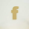 thumbnail image 2 of Package of 1, 12 Inch X 3/4" Thickness MDF Letter f in The Arial Font, Thick, Lower Case for Art & Craft Project, Made in USA, 2 of 3