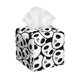 thumbnail image 1 of Balery Cute Panda Face Porta Pañuelos de Cuero con Estampado – Funda Moderna Cuadrada para Caja de Pañuelos, Dispensador 5x5x5'', 1 of 7