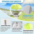 thumbnail image 3 of Sombrilla de jardín ajustable Axcoix, paquete de 2 unidades, 66 cm, 3 of 7
