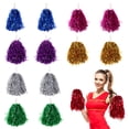 thumbnail image 1 of Nuobesty 14pcs animador de pomm pomm metálico animadora pomm pomm para eventos de deportes de equipo fiestas jugadores, 1 of 5