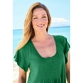 thumbnail image 6 of Swim 365 Women's Plus Size Box-Pleat Cover Up, 6 of 6