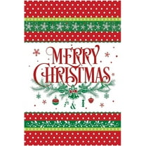 Merry Christmas Double Sided Decorative Winter House flag 28x40 inch