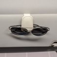 thumbnail image 3 of Soporte magnético de cuero para gafas de sol, Clip para colgar gafas para parasol de coche, adecuado para gafas de diferentes tamaños (Beige), 3 of 4