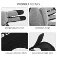 thumbnail image 4 of Manoplas Antideslizantes Para Ciclismo De Dedo Completo Para Bicicleta Al Aire Libre Para Hombres Y Mujeres, Guantes Para Montar En Bicicleta, Protector Solar Para Deportes De Verano, Guantes Para Eigraketly OD016056-02, 4 of 6
