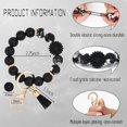thumbnail image 4 of Soda Candy Silicone Beaded Keychain Wristlet Key Ring Bracelet Cute Car Key Chain Holder for Women, 4 of 6