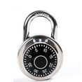 thumbnail image 1 of Cadenas à Combinaison, Cadenas à Combinaison à Cadran Fixe, Cadenas Maître à Code Rond, Réglez Votre Propre Cadenas à Combinaison, 1 of 5