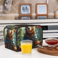 thumbnail image 6 of Gaeub Maple Meditating Bear Print 2 Slice Toaster Cover, Toaster Bags,Small Appliance Toaster Cover for Kitchen,Toaster Oven Dustproof Cover, 6 of 7